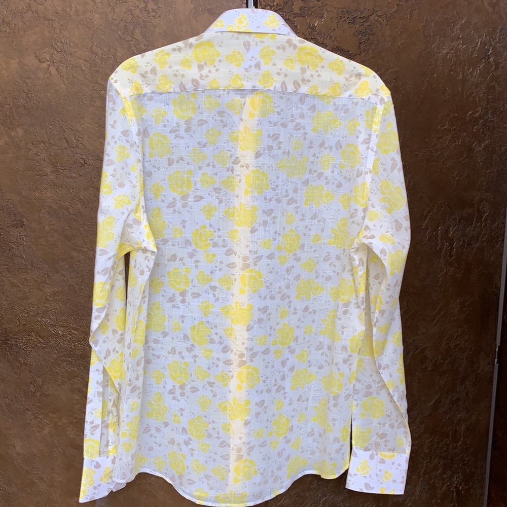 NEW! PALM BEACH HIGH END & PERFECT LOOK!! FAB LINEN FLOWERED BLOUSE…NWT & MINT❣️ - Picture 2 of 13